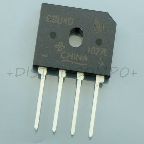GBU4D-E3/45 Pont redresseur 200V 4A Vishay