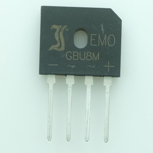 GBU8M Diode Rectifier Bridge 1000V 8A 4-Pin Diotec RoHS