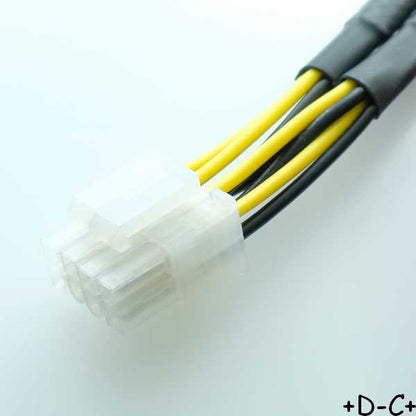 Adaptateur alimentation PCI Express 8 pins mâle femelle 0.44m 93870 Goobay