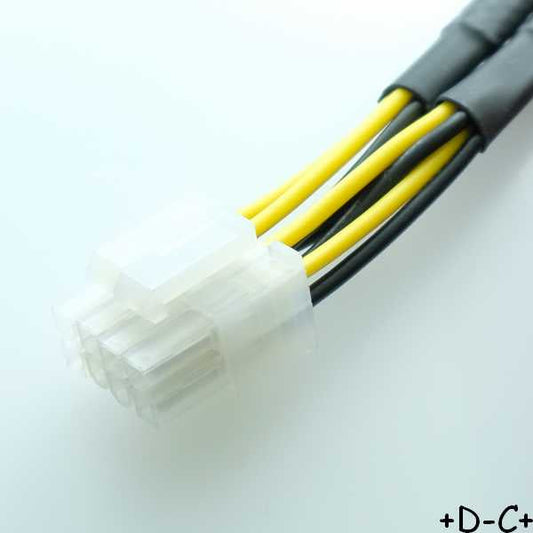 Adaptateur alimentation PCI Express 8 pins mâle femelle 0.44m 93870 Goobay