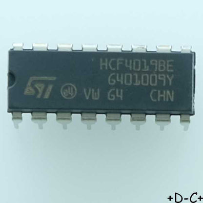 HCF4019BEY AND OR Gate 4-Element 2-IN DIP-16 STM RoHS