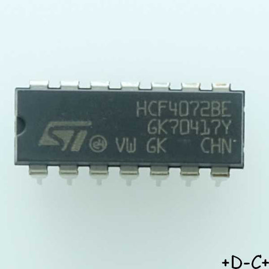 HCF4072BE CMOS Dual 4 input or gate DIP-14 STM