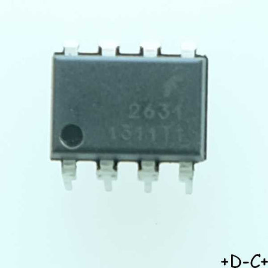 HCPL2631 Optocoupleur 2 channel 2.5KV DIP-8 Fairchild RoHS