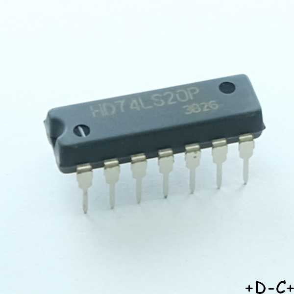 HD74LS20P 2 portes logique NON ET DIP-14 Renesas