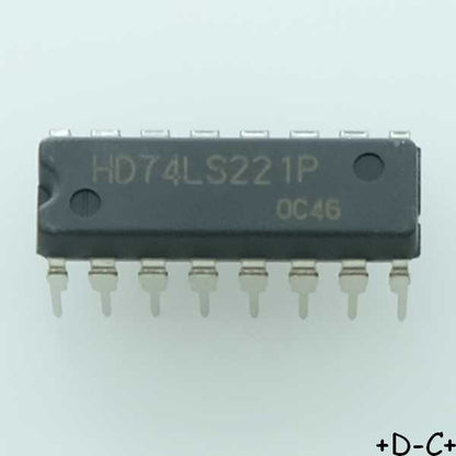 HD74LS221P Double monostable DIP-16 Renesas RoHS