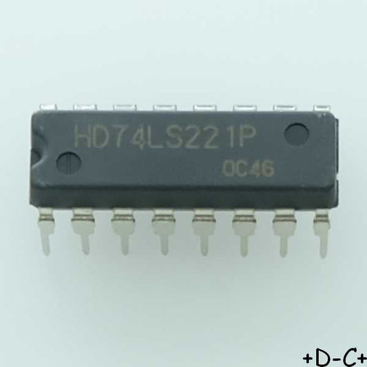 HD74LS221P Double monostable DIP-16 Renesas RoHS