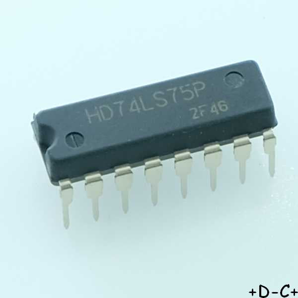 HD74LS75P verrou bistable DIP-16 Renesas RoHS