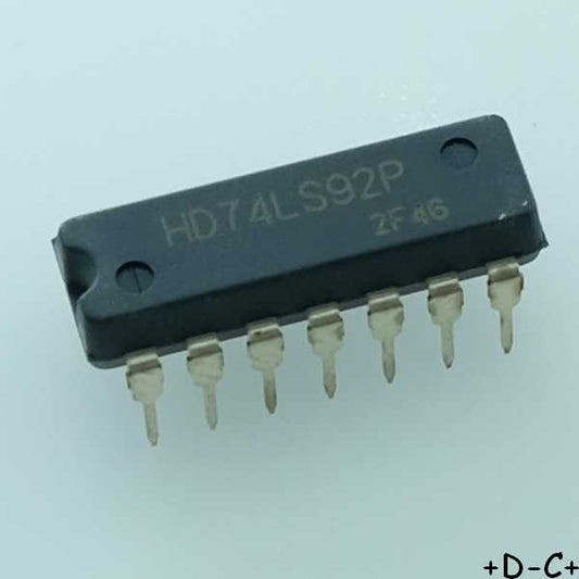 HD74LS92P Compteur diviseur par 12 DIP-14 Renesas RoHS