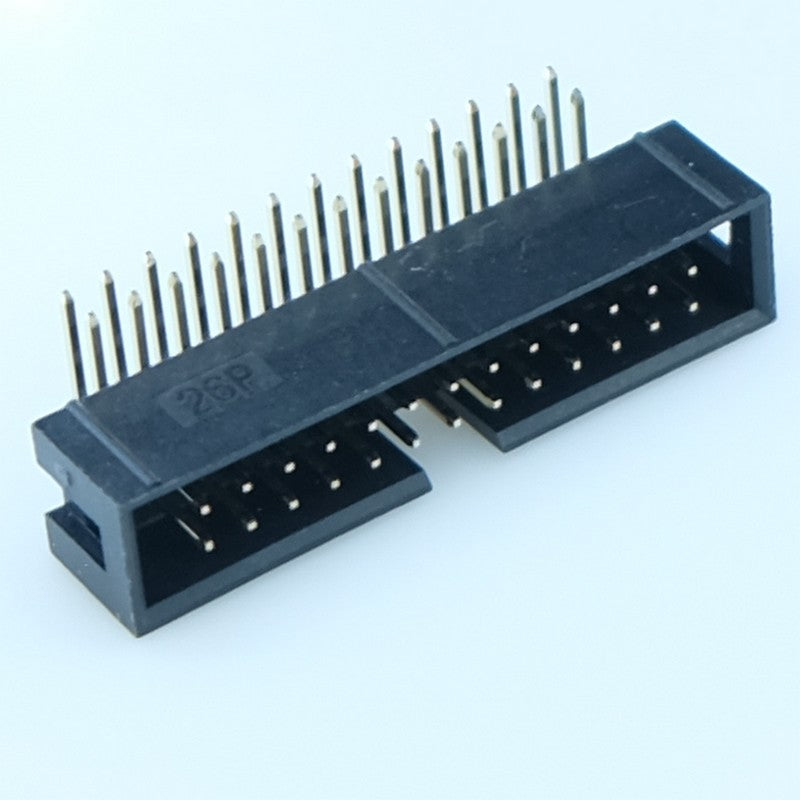Connecteur HE10 26 points mâle coudé 2.54mm