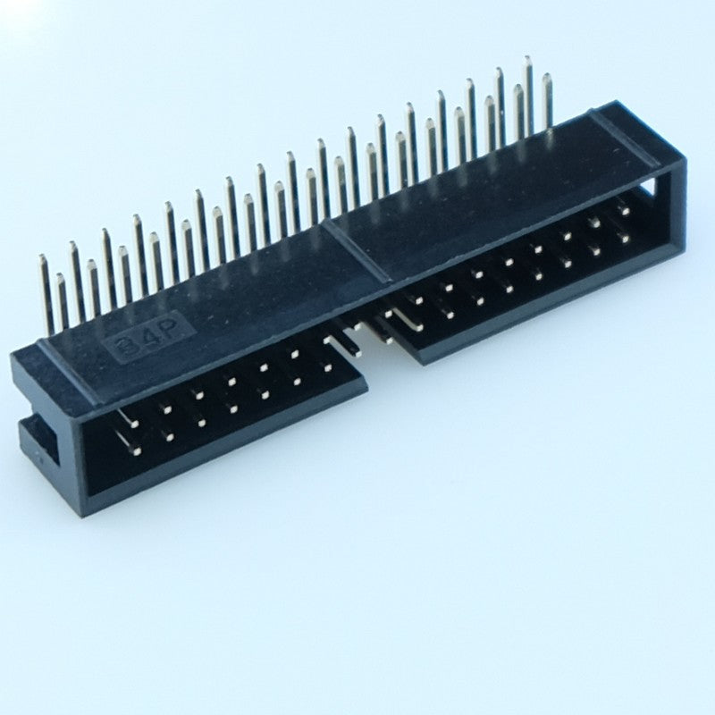 Connecteur HE10 34 points mâle coudé 2.54mm