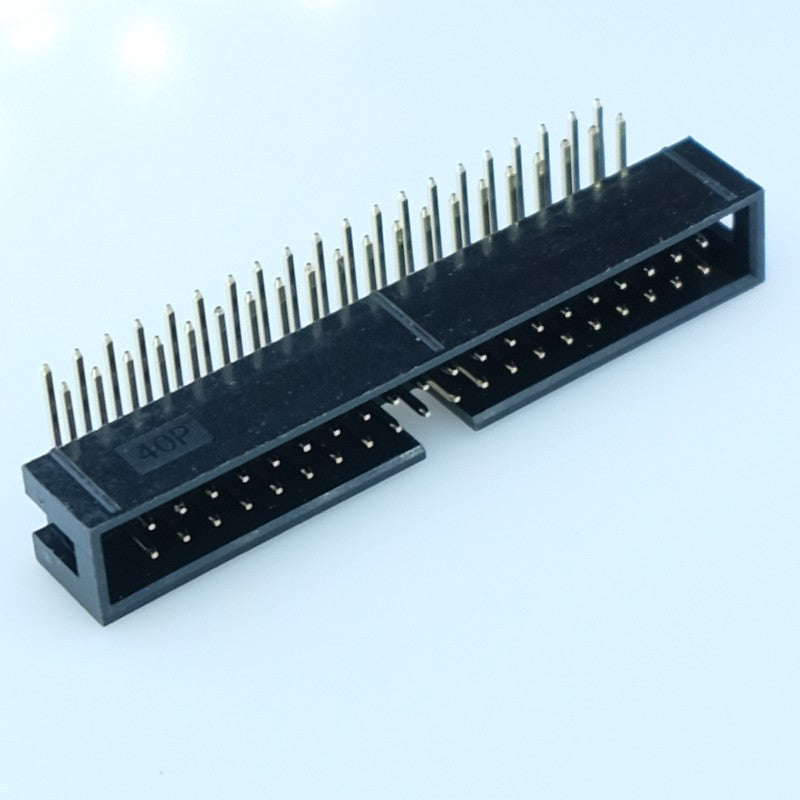 Connecteur HE10 40 points mâle coudé 2.54mm