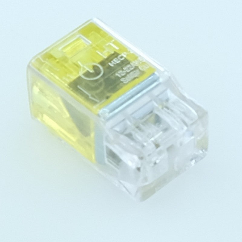 Bornier 2 voies enfichable 24A 2.5mm² Hellermann
