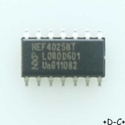 HEF4025BT Triple 3-Input NOR Gate SO-14 Nexperia RoHS