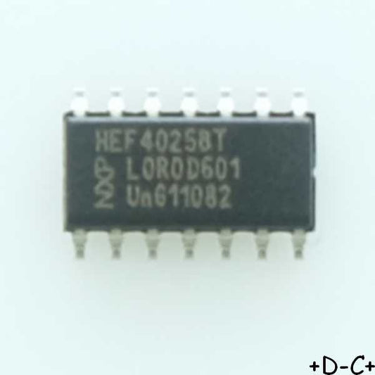 HEF4025BT Triple 3-Input NOR Gate SO-14 Nexperia RoHS