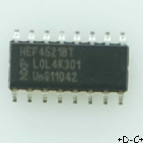 HEF4521BT 24-stage frequency divider and oscillator SO-16 Nexperia