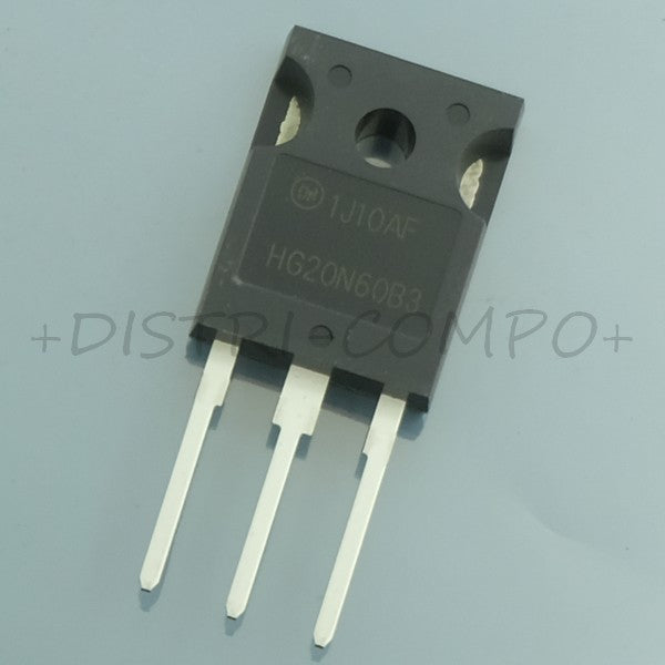 HGTG20N60B3 Transistor IGBT N-CH 600V 40A 165W TO-247 ONS RoHS