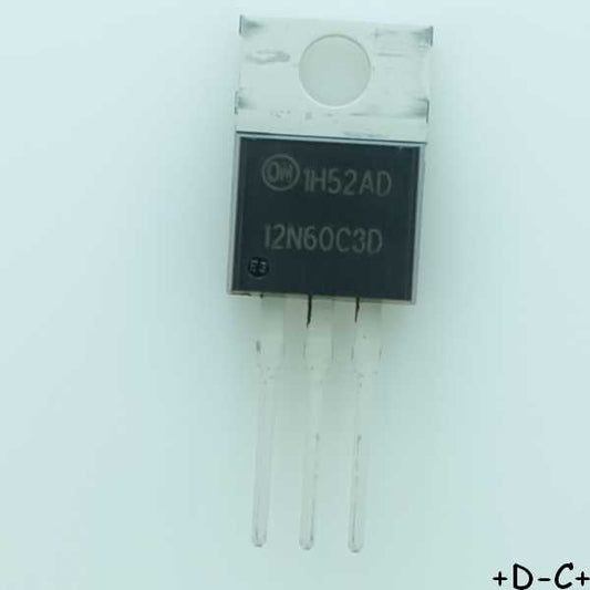 HGTP12N60C3D Transistor IGBT N-CH 600V 24A 104W TO-220 ONS RoHS