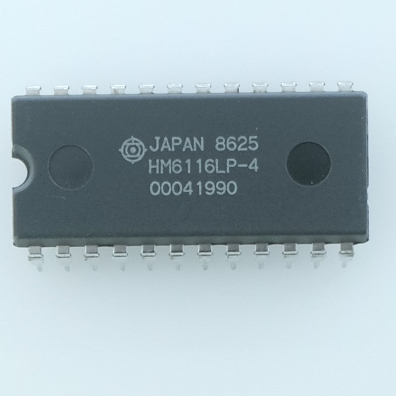 HM6116LP-4 Mémoire SRAM CMOS statique 2K×8bits 5V 200ns DIP-24 Hitachi