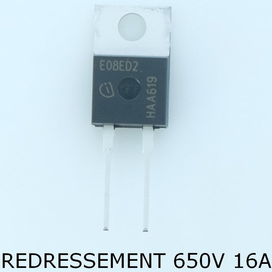 IDP08E65D2XKSA1 Diode 650V 16A TO-220 Infineon - Distri-Compo