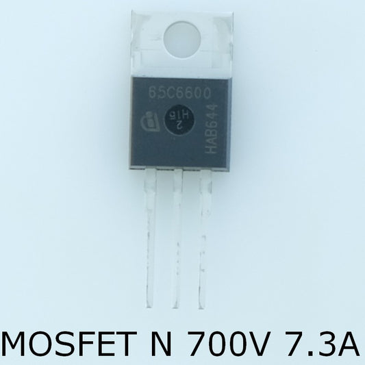 IPP65R600C6XKSA1 Transistor MOSFET N-CH 700V 7.3A TO-220 Infineon - Distri-Compo