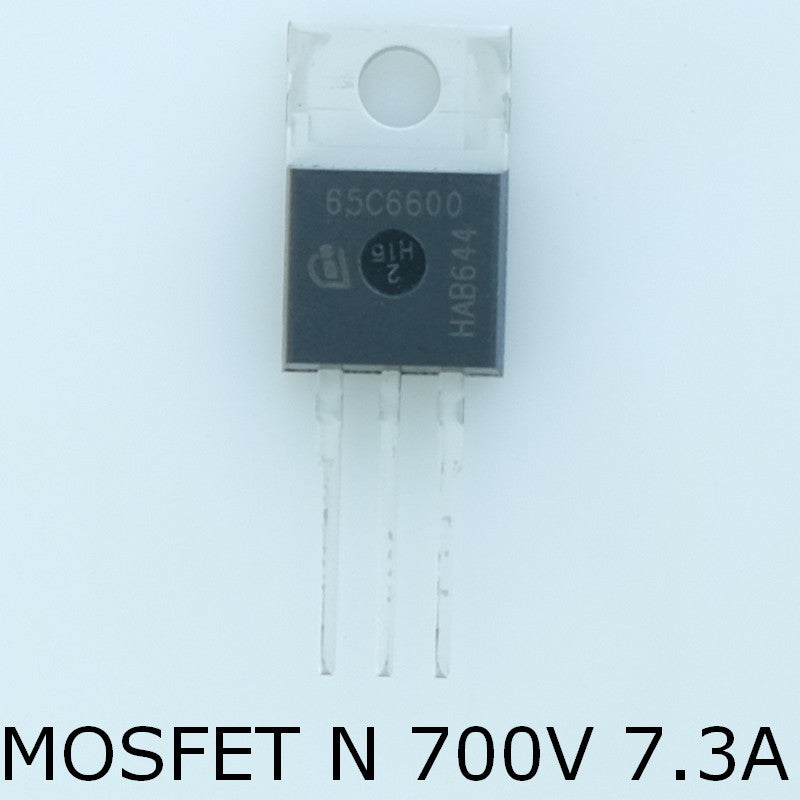 IPP65R600C6XKSA1 Transistor MOSFET N-CH 700V 7.3A TO-220 Infineon - Distri-Compo