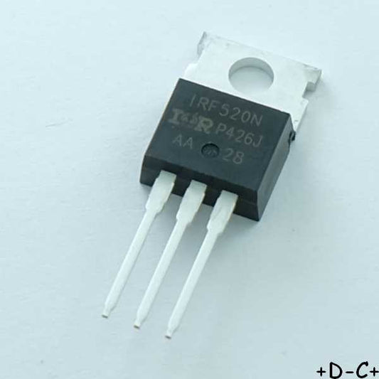 IRF520NPBF Transistor Mosfet 100V 9.7A 0.20ohm TO-220 I.R. RoHS