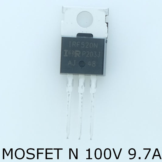 IRF520NPBF Transistor MOSFET 100V 9.7A 0.20ohm TO-220 I.R. - Distri-Compo