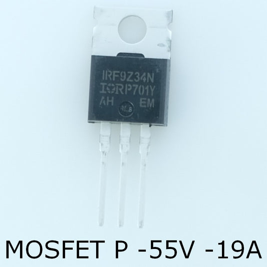 IRF9Z34NPBF Transistor MOSFET 55V 19A TO-220 I.R. - Distri-Compo