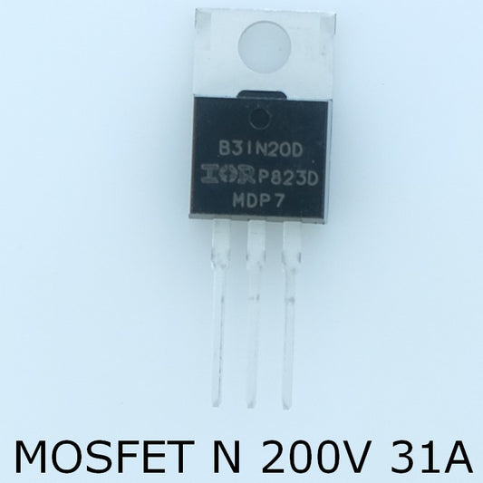 IRFB31N20DPBF Transistor MOSFET TO-220 200V 31A  I.R. - Distri-Compo