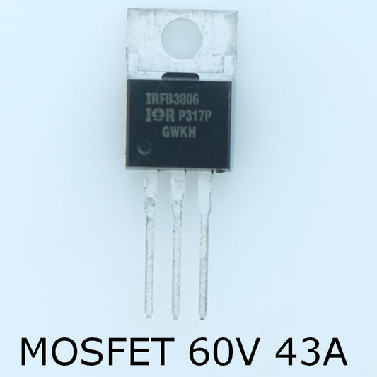 IRFB3806PBF Transistor MOSFET TO-220 60V 43A  I.R. - Distri-Compo