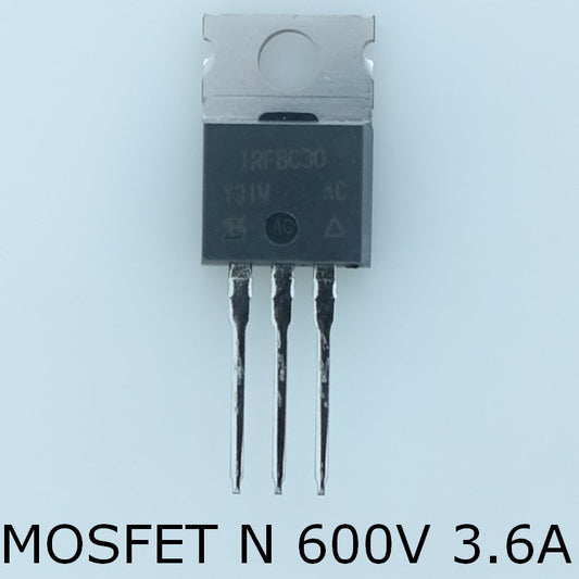 IRFBC30PBF Transistor TO-220 600V 3.6A Vishay - Distri-Compo