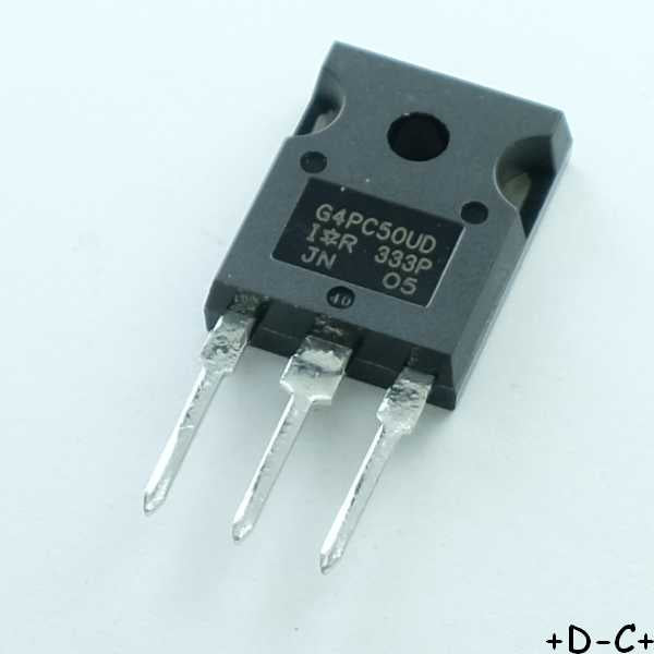 IRG4PC50UDPBF Transistor IGBT 600V 55A 200W TO-247AC Infineon RoHS