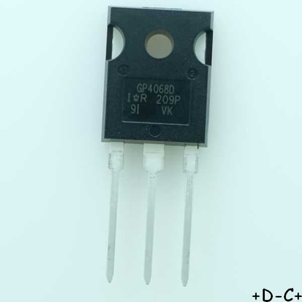 IRGP4068DPBF Transistor N-CH IGBT 96A 600V 330W TO-247AC Infineon RoHS