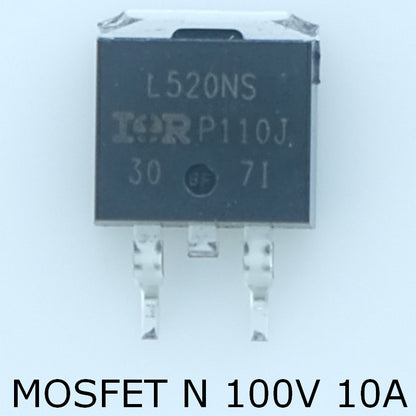 IRL520NSPBF Transistor MOSFET N-CH 100V 10A 0.18ohm D2-PAK Infineon