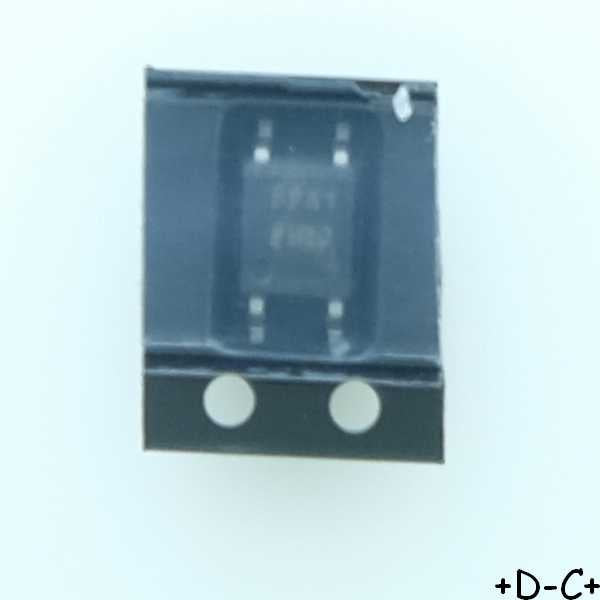 IS126 Optocoupleur AC-IN 1-CH Transistor DIP-4 SMD Isocom