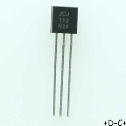 J113 Transistor JFET N-CH TO-92 ONS RoHS