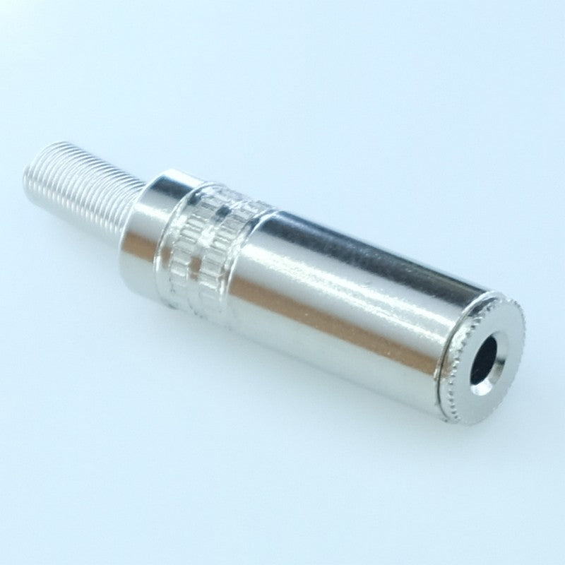 Fiche Jack 3.5mm stéréo femelle métal à souder