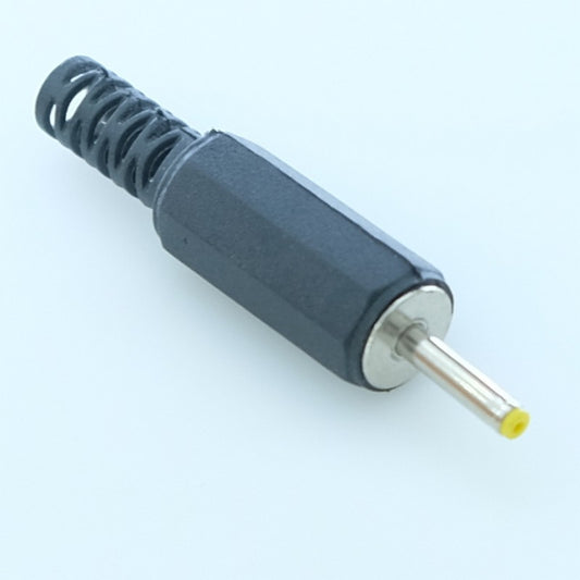 Fiche jack alimentation DC mâle plastique 0.75x2.4mm 10mm