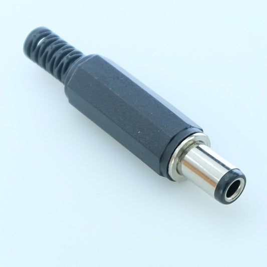 Fiche jack alimentation DC mâle plastique 3.1x6.3mm 9mm