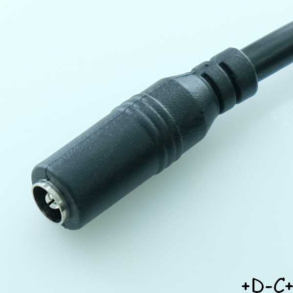 Câble d'alimentation D.C. mâle femelle 2.5mm longueur 3m00 Goodbay