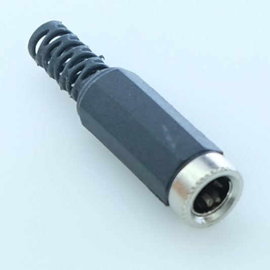 Fiche jack alimentation DC femelle plastique 2.1x5.6mm