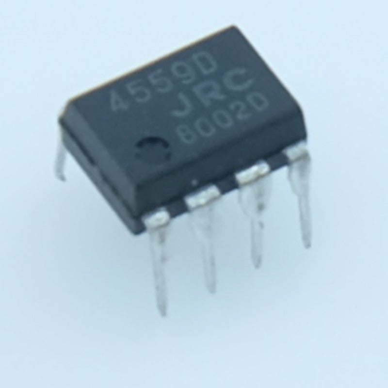 JRC4559D=NJM4559D Amplificateur opérationnel double faible bruit DIP-08 JRC