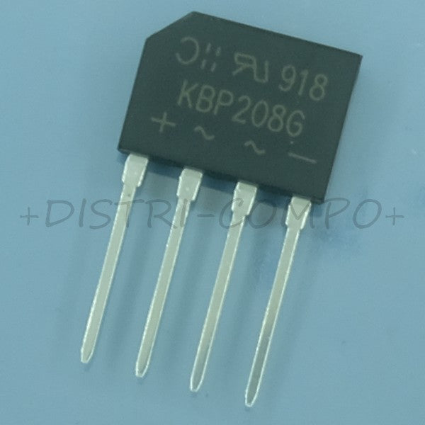 KBP208G Pont redresseur 800V 2A Diodes Inc