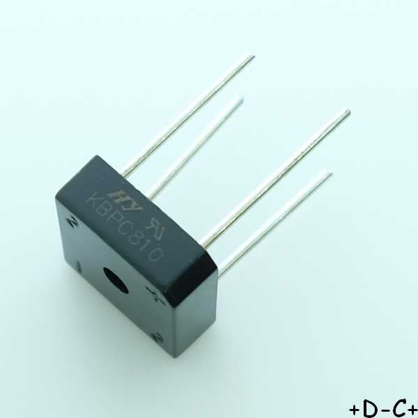 KBPC810 Pont redresseur 1000V 8A HY Electronics