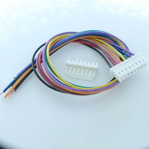 Connecteur 8 contacts femelle + embase mâle type KK 2.5mm - Distri-Compo