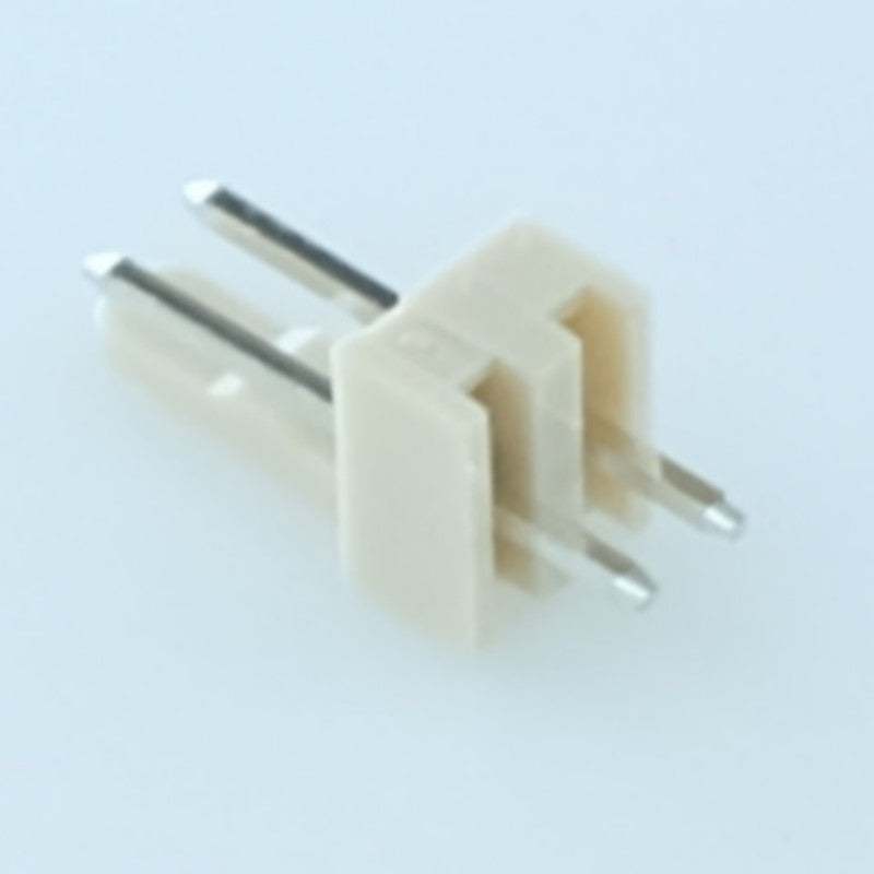 Embase 2 contacts mâle droite type KK 2.54mm
