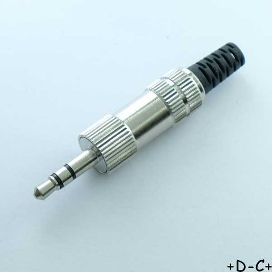 Fiche jack 3.5mm male mono metal KLS22 Lumberg