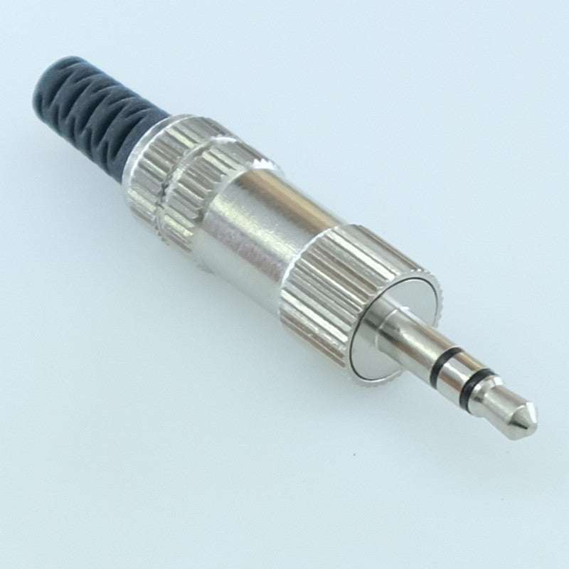 Fiche jack 3.5mm stereo mâle a souder metal Lumberg KLS44