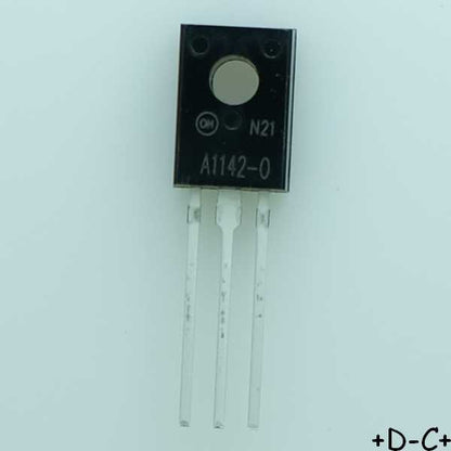 KSA1142O Transistor BJT PNP 180V 100mA 8W TO-126 ONS RoHS