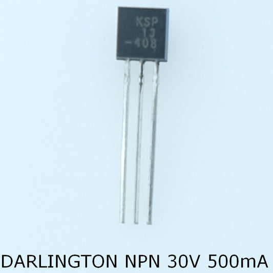 KSP13 Transistor Darlington NPN 30V 500mA TO-92 Fairchild